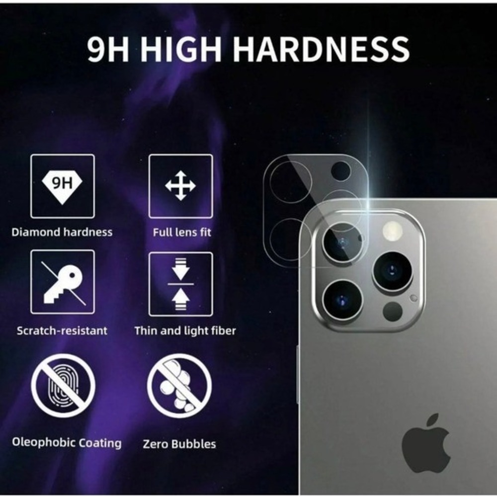 iPhone 12 Mini Camera Lens Screen Protector Case Tempered Glass - Picture 3 of 7
